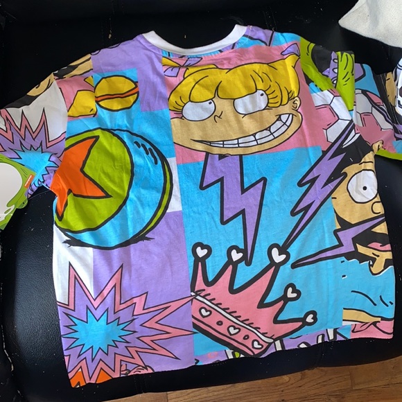 Sold!!!! Nickelodeon rugrats crop top shirt - Picture 3 of 4